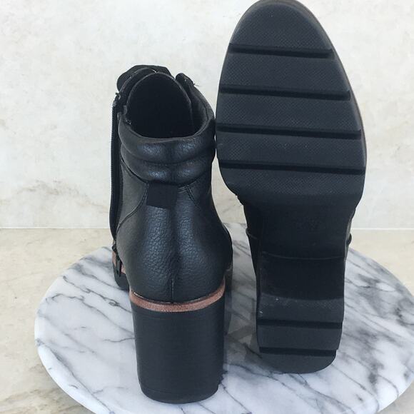 Naturalizer Black MADALINN3 Faux-Leather Booties Women's Size 9.5 - Picture 10 of 16